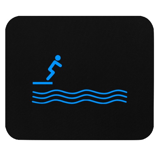 Diving Icon Mouse Pads