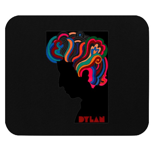 Bob Dylan icon Mouse Pads