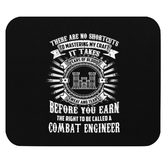 combat engineer, us army combat engineer, army com Mouse Pads