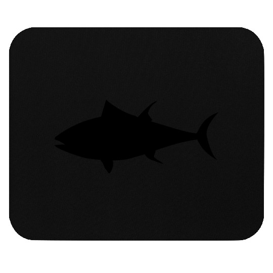 Tuna Fish Silhouette Mouse Pads