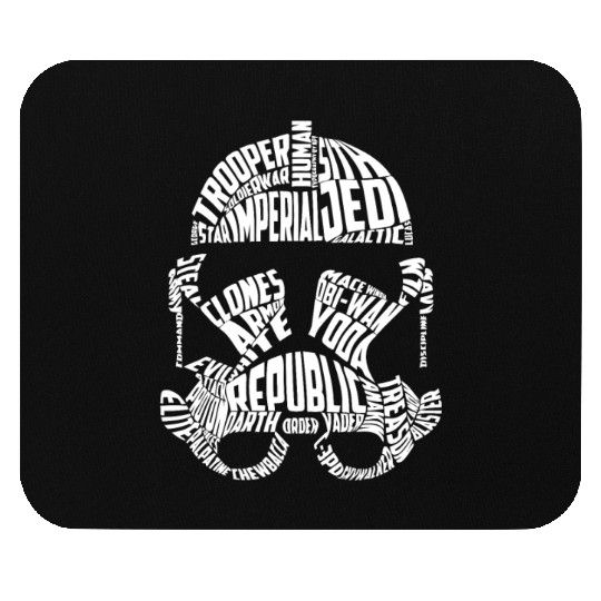 Star Wars typography Mouse Pads