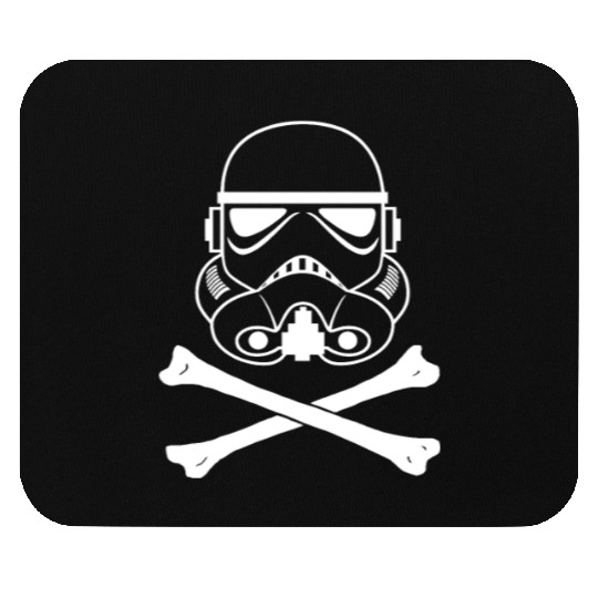 Storm Trooper Skull and Bones Mouse Pads