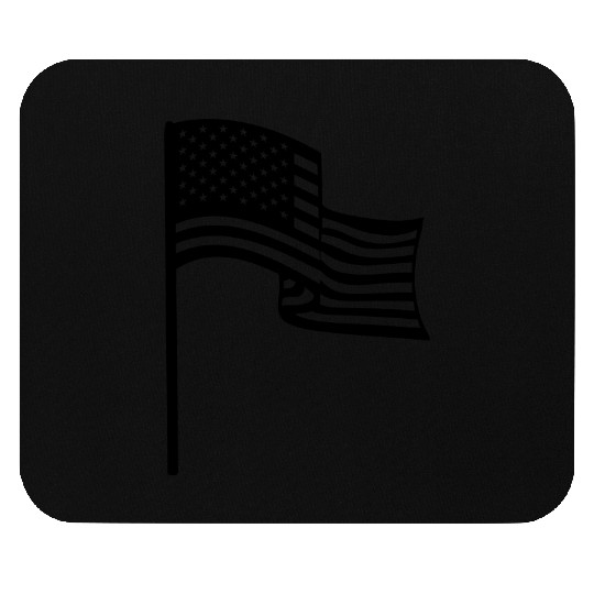 wind waving flagpole usa america united states tex Mouse Pads
