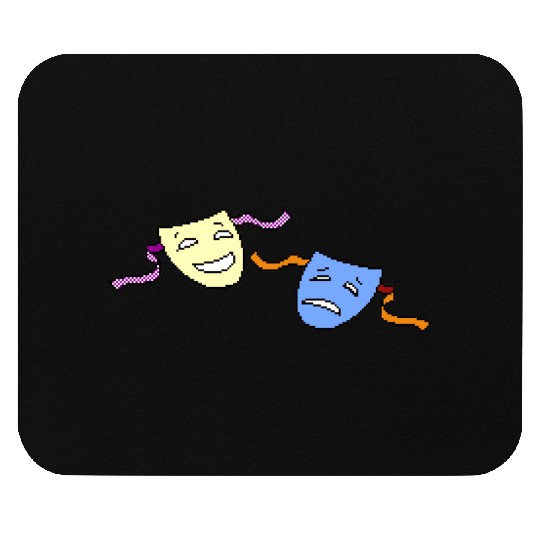 Beagle Bros Comedy Tragedy Mouse Pads