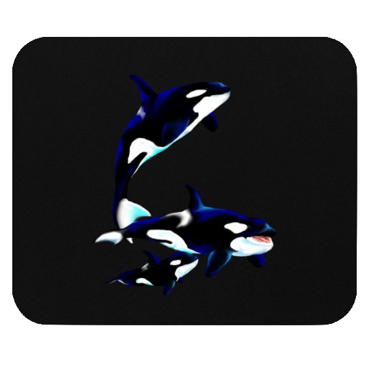Orca Family Mouse Pads