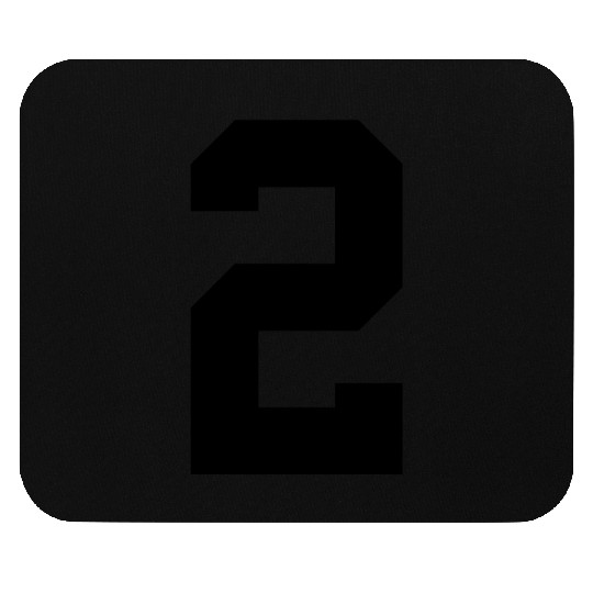 number 2 solid Mouse Pads