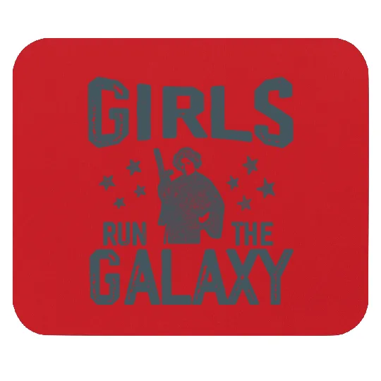 Vintage Star Wars Princess Leia Girls Run The Galaxy Mouse Pads, Disney Star Wars Mouse Pads
