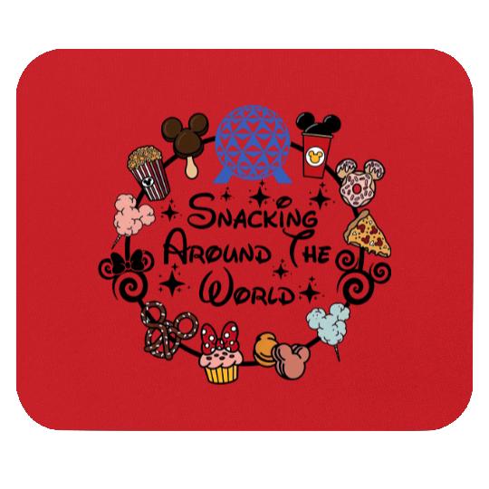 Snacking Around the World Mouse Pads, Disney Snacks Mouse Pads, Magic Kingdom Snacking Mouse Pads