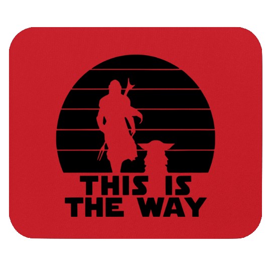 This is the way, Disney Family and couple Mouse Pads, disney matching Mouse Pads, disney mandalorian  Mouse Pads