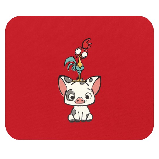 Colors Disney Moana Mouse Pads, Hei Hei and Pua Mouse Pads