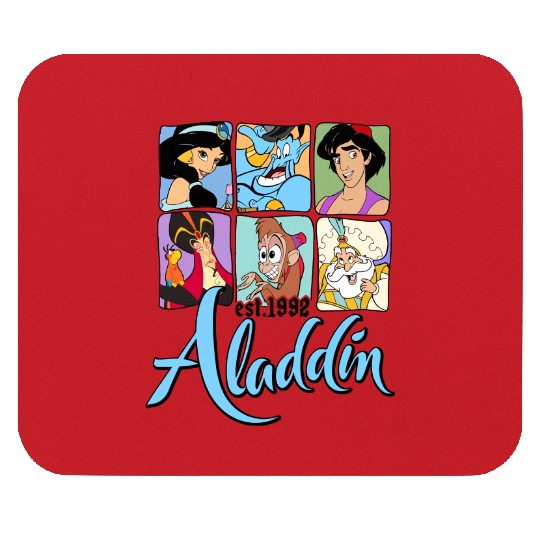 Disney Aladdin Characters Group Shot 1992 Mouse Pads