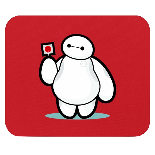 Disney Big Hero 6 Baymax With Lollipop Cute Shot Mouse Pads