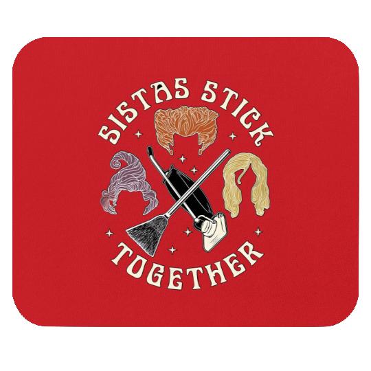 Disney Hocus Pocus Sistas Stick Together Mouse Pads, Sanderson Sisters Halloween Mouse Pads
