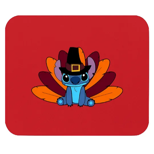 Disney Thanksgiving Turkey Stitch, Disney Stitch Mouse Pads