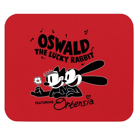 Disney Oswald Mouse Pads, Oswald Classic Lucky Rabbit Mouse Pads, Magic Kingdom Mouse Pads