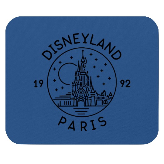 Disneyland Paris 1992 Vintage Mouse Pads, Disneyland Vacation Mouse Pads