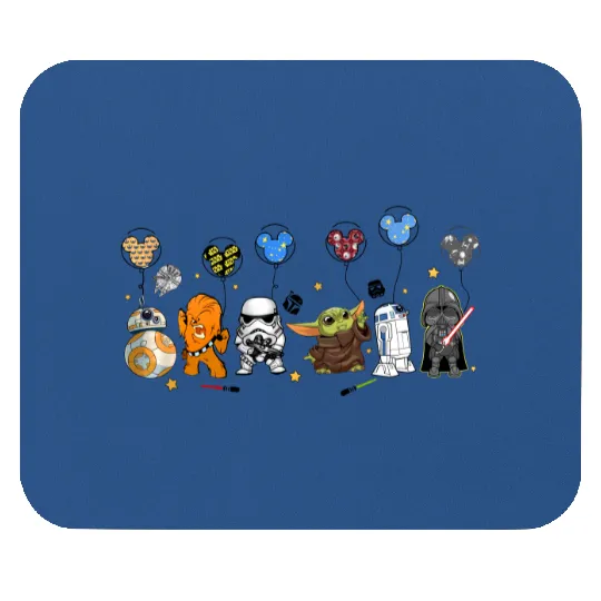 Disney Star Wars Mouse Pads, Star Wars Balloon Mouse Pads, Mickey Star Wars