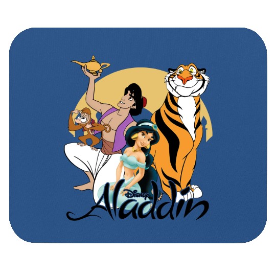 Retro Aladdin Squad Disney Mouse Pads, Aladdin Character Mouse Pads