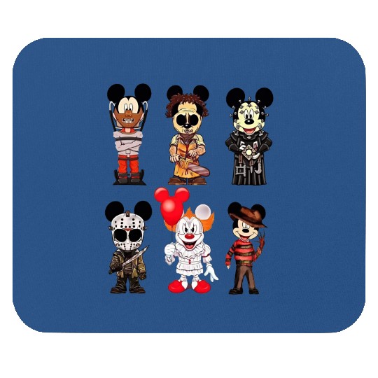 Disney Mickey Cosplay Character Halloween Movie Mouse Pads, Mickey Horror Unisex Mouse Pads
