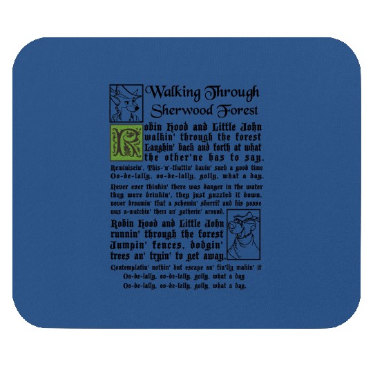 Sherwood Forest - Robin Hood Disney - Mouse Pads
