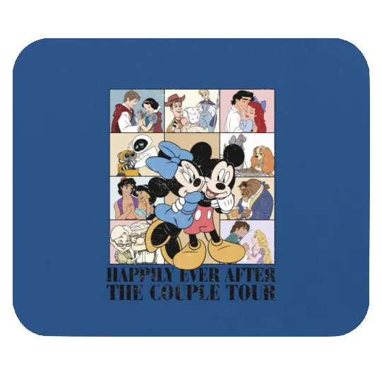 Vintage Disney Happily Ever After The Couple Tour Tank Mouse Pads