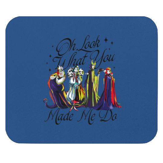 Evil Queen Malificent Cruella Ursula Mouse Pads, Disney Villains Mouse Pads