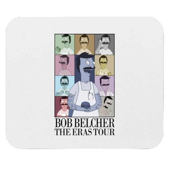 Bob's Burger Eras Tour Mouse Pads, Bob Belcher Vintage Mouse Pads