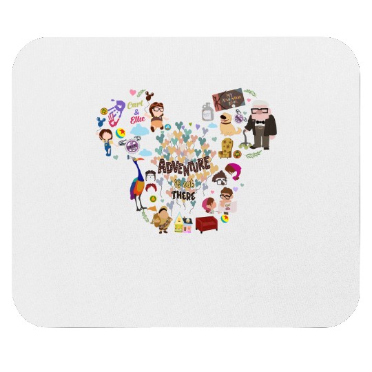 Up Movie  Mouse Pads, Adventure Is Out There Mouse Pads, Disney Up Mouse Pads