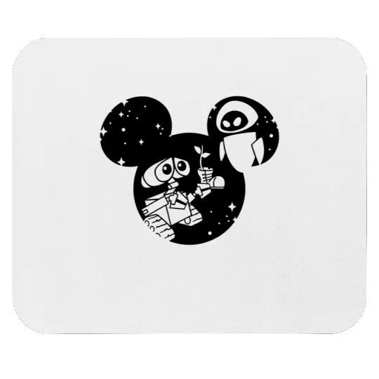 Cute Wall-E Mouse Pads, Disney Pixar Wall-E, Wall-E Space Race Visit Mouse Pads