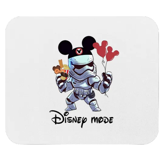 Stormtrooper Mickey Balloon Mouse Pads, Disney Star Wars Ice Cream Mouse Pads