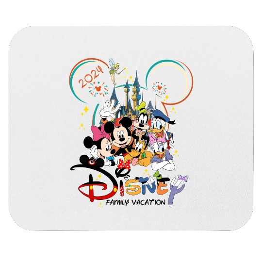 Disney Family Vacation 2024 Mouse Pads, Disney 2024 Mouse Pads, Disney Family Mouse Pads, Disneyland 2024 Mouse Pads