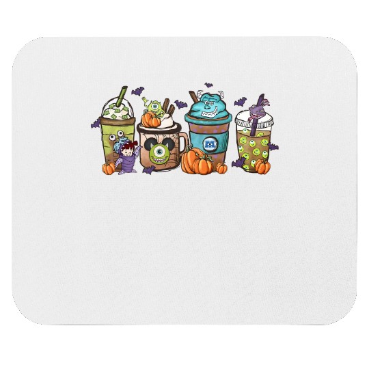 Disney Monsters Inc  Latte Mouse Pads, Monsters Inc Coffee Mouse Pads