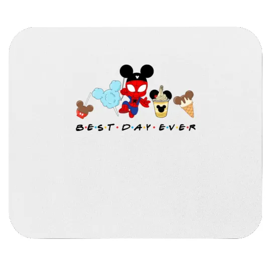 Spiderman Best Day Ever Mouse Pads, Baby Spiderman, Disney Snacks Mouse Pads