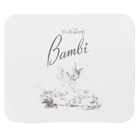 Vintage Bambi and Friends Mouse Pads, Disney Bambi Mouse Pads, Disneyland Mouse Pads