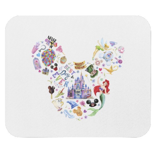 Disney Magic Kingdom Mouse Pads, Disney Characters Mouse Pads
