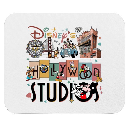 Disney Land Mouse Pads, Disneyworld Mouse Pads, Mickey And Friends Mouse Pads, Magic Kingdom Mouse Pads, Disney Trip Mouse Pads
