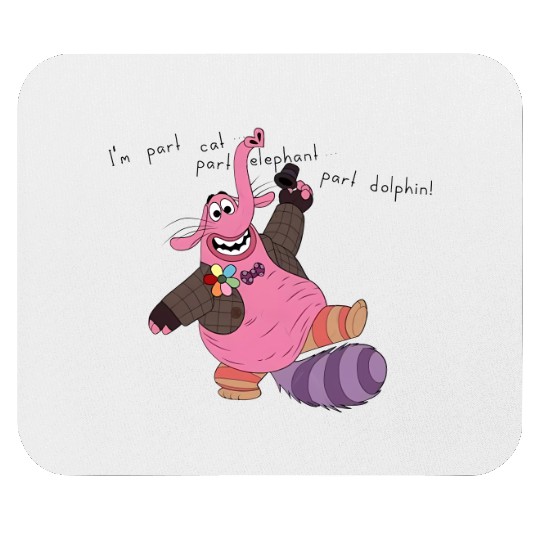Part Cat Bing Bong Mouse Pads, Inside Out Mouse Pads, Disney Vacation Mouse Pads