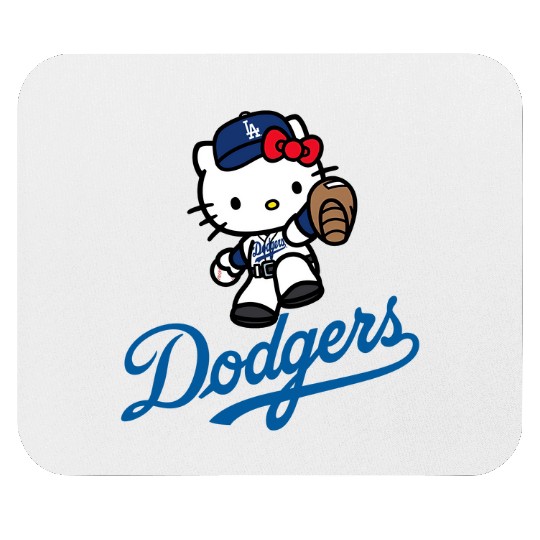 Hello Kitty Dodgers Mouse Pads, Dodgers Baseball, Dodgers Mouse Pads, Baseball Mouse Pads, Dodgers Baseball Mouse Pads, Dodgers World Series