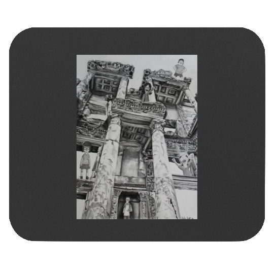 Bobs Burgers in Ruins Mouse Pads