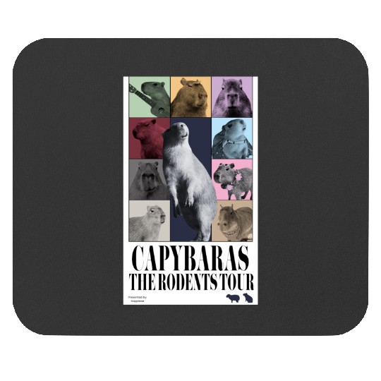 Capybara TaylorSwift Eras Tour Mouse Pads