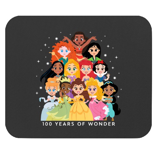 disney princess - 100 years of wonder princesses Mouse Pads