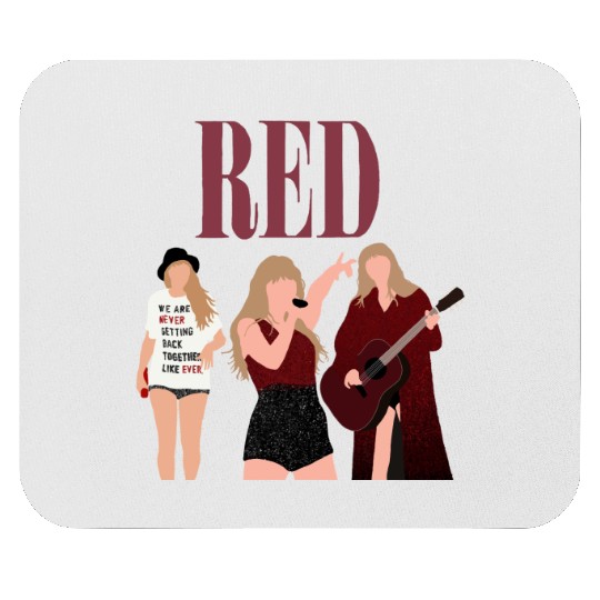 taylorswift red eras tour art Mouse Pads