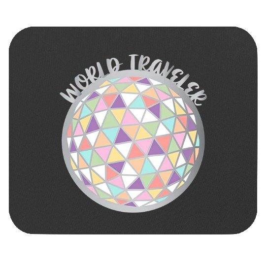 World Traveler Epcot Ball Mouse Pads, Disney Mouse Pads, Drinking Around The World Mouse Pads, Colorful Disney Mouse Pads