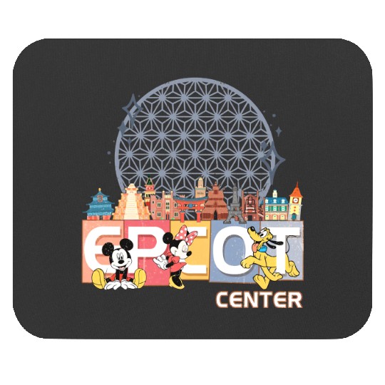 Vintage Epcot Mouse Pads, Disney Epcot Mouse Pads, Epcot Center Mouse Pads