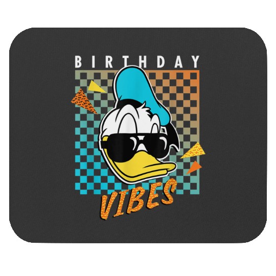Disney Donald Duck Birthday Vibes 80s Mickey and Friends Mouse Pads