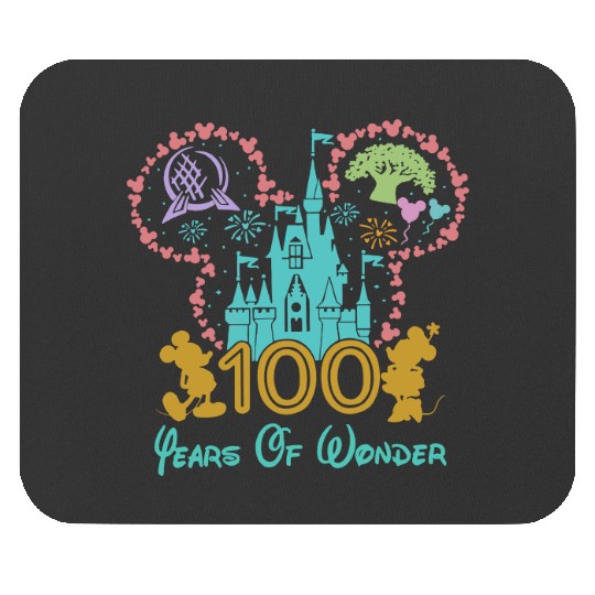 Disney 100 Years Of Wonder Mouse Pads, 100th Anniversary Mouse Pads, Disney Family Mouse Pads