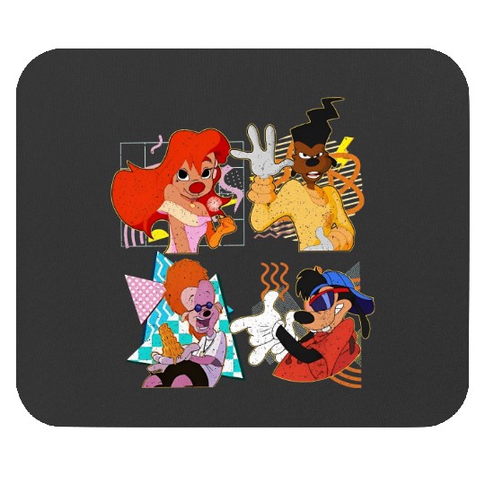 Retro 90s  Disney A Goofy Movie Characters Mouse Pads, Max Goof, Roxanne, Powerline, Unisex Mouse Pads