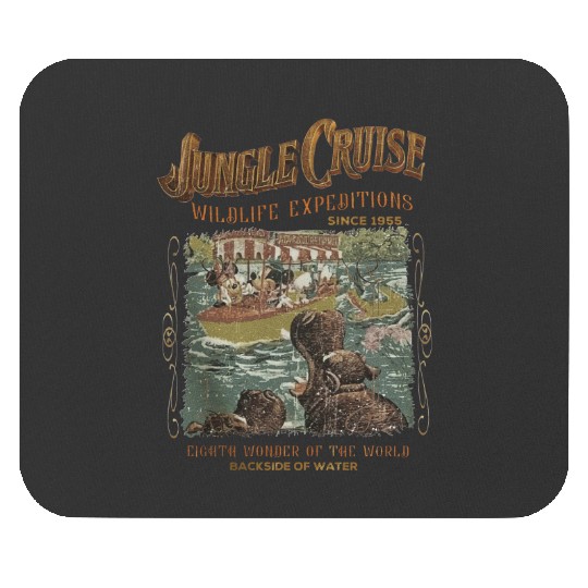 Vintage Disney Jungle Cruise Ride Mouse Pads, WDW Disney Vacation, Magic kingdom Mouse Pads