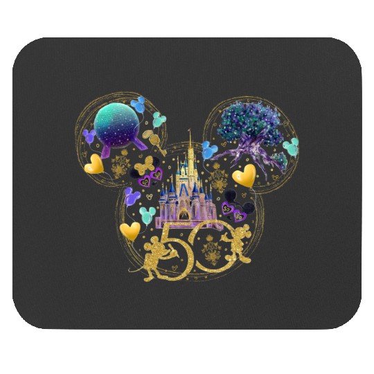 Disney 50th Anniversary Mouse Pads | Disneyworld Anniversary Mouse Pads | Disney World Mouse Pads