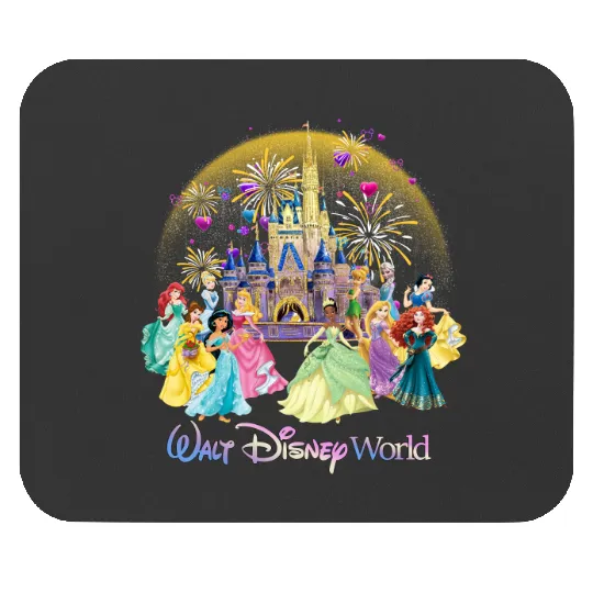 Disney Princess Mouse Pads, Disney Princess Birthday Mouse Pads, Disneyland Mouse Pads